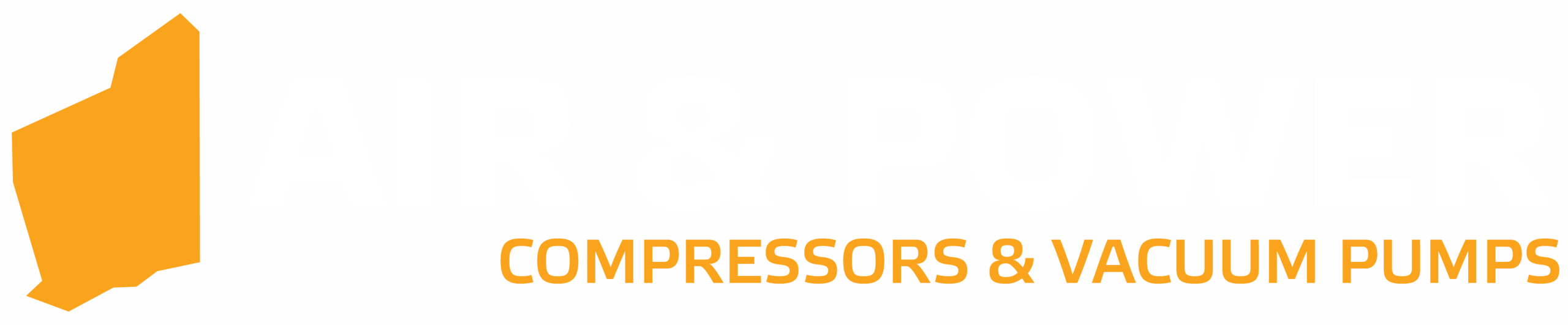 Air & Power Logo White & Orange 2025