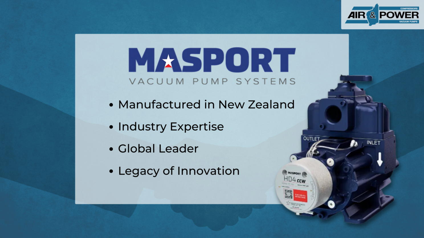 Air & Power partners with Masport