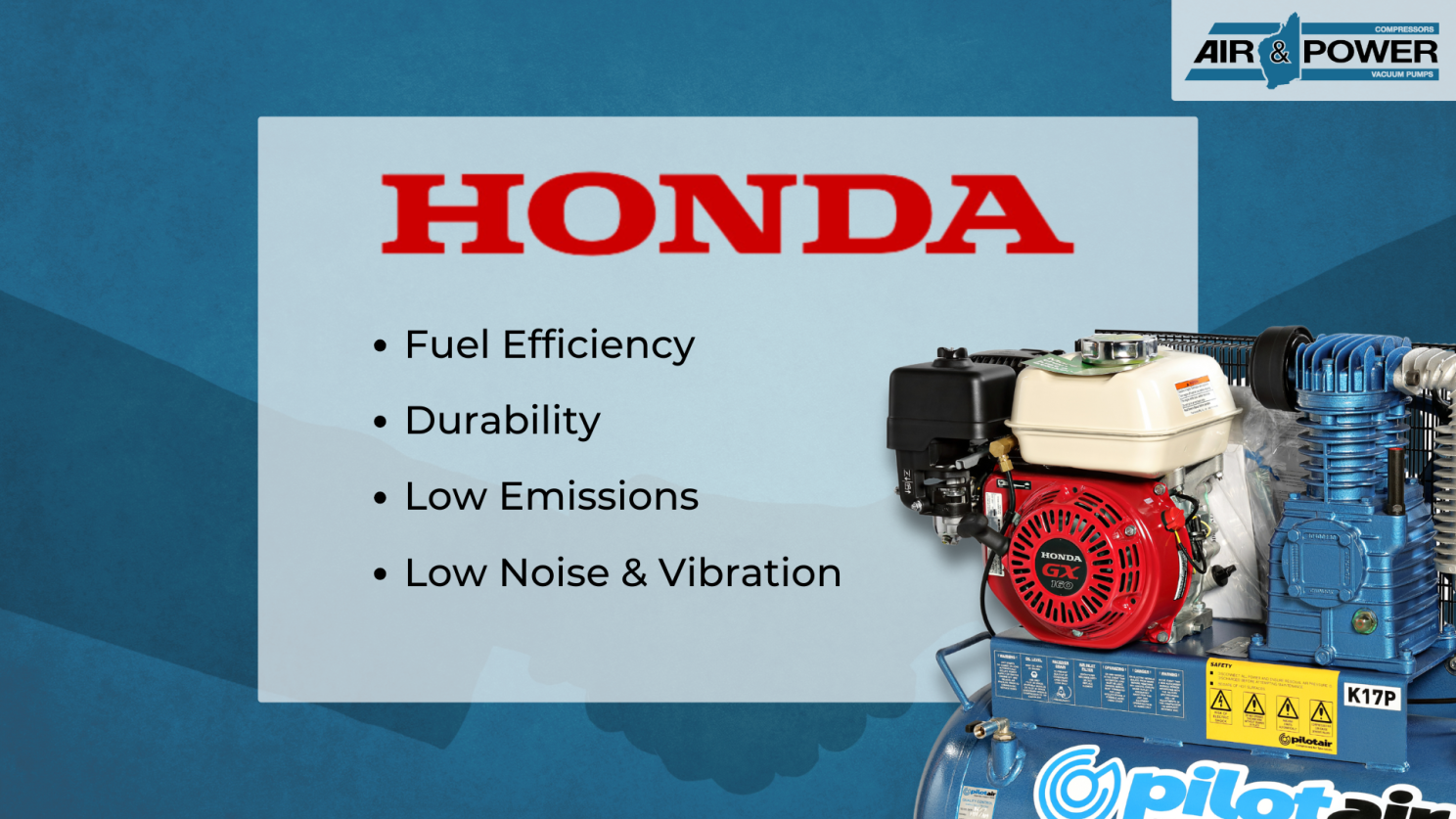Air & Power partners with Honda
