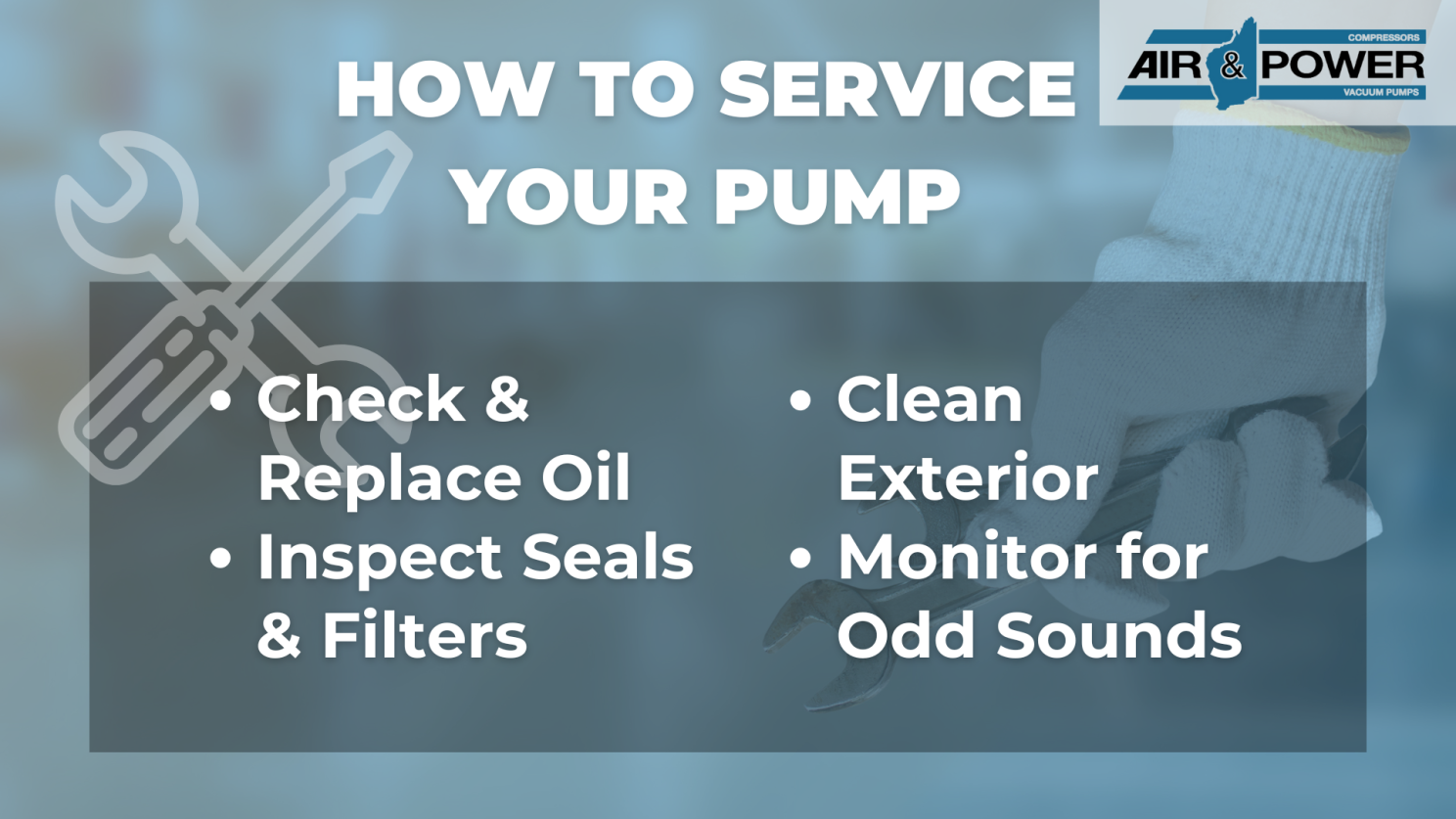 How to Service Your Vacuum Pump