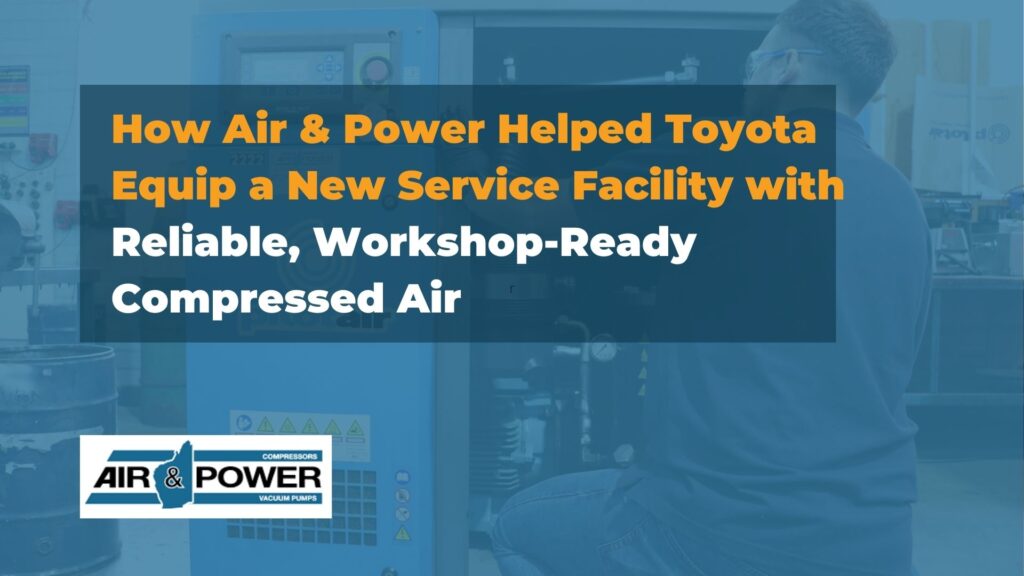 How Air Power Helped Toyota Equip a New Service Facility with Reliable Workshop Ready Compressed Air Blog Home 88 How Air & Power Helped Toyota Equip a New Service Facility with Reliable, Workshop-Ready Compressed Air
