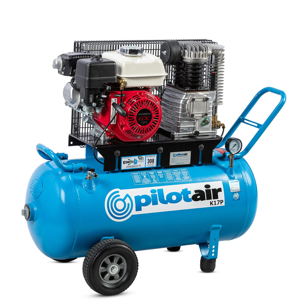 K17P RH Air Compressors 29 Pilot Air K17P Petrol Driven Reciprocating Compressor