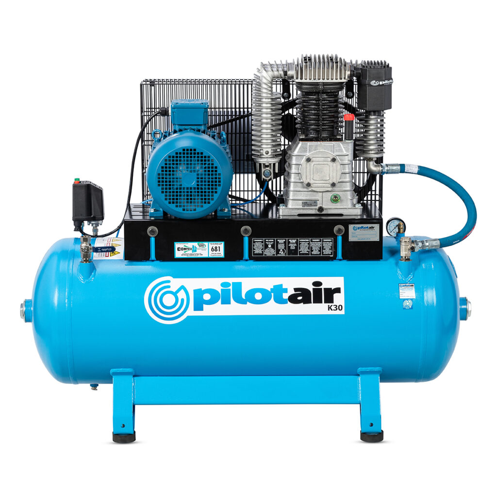 K30 Air Compressors 18 Pilot Air K30 415V Three Phase Reciprocating Air Compressor