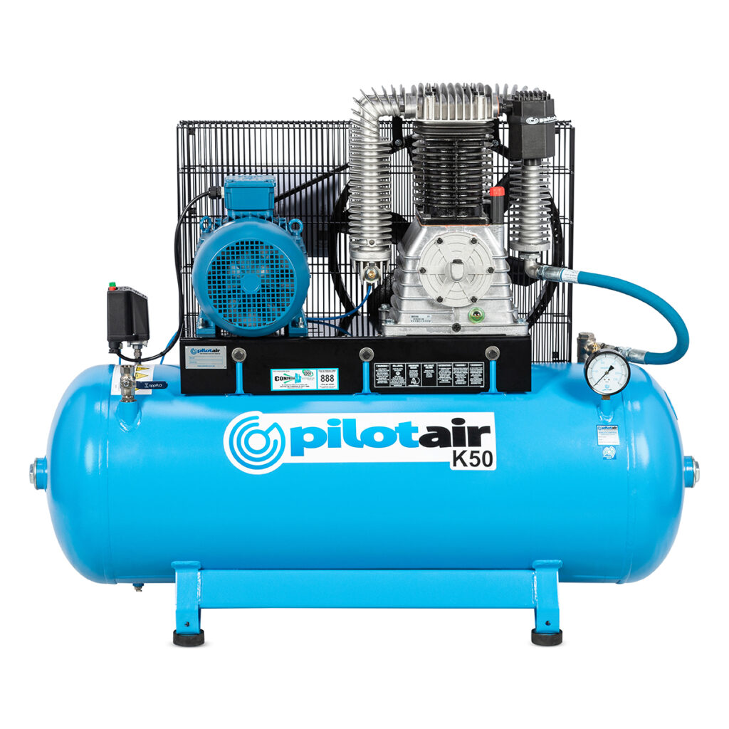 K50 Air Compressors 19 Pilot Air K50 415V Three Phase Reciprocating Compressor